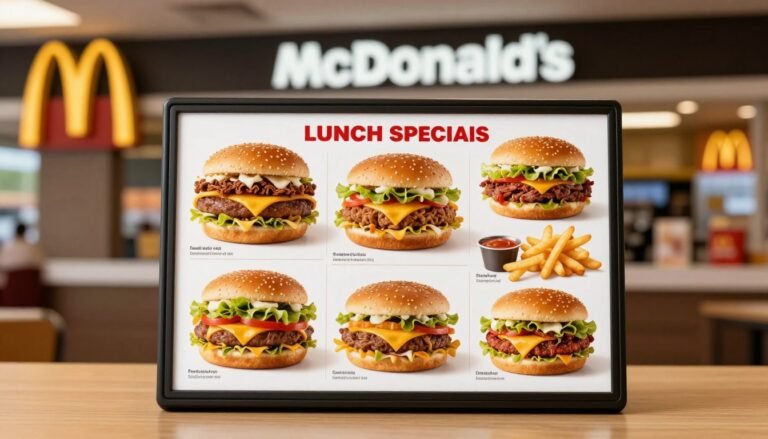 McDonald's Lunch Menu