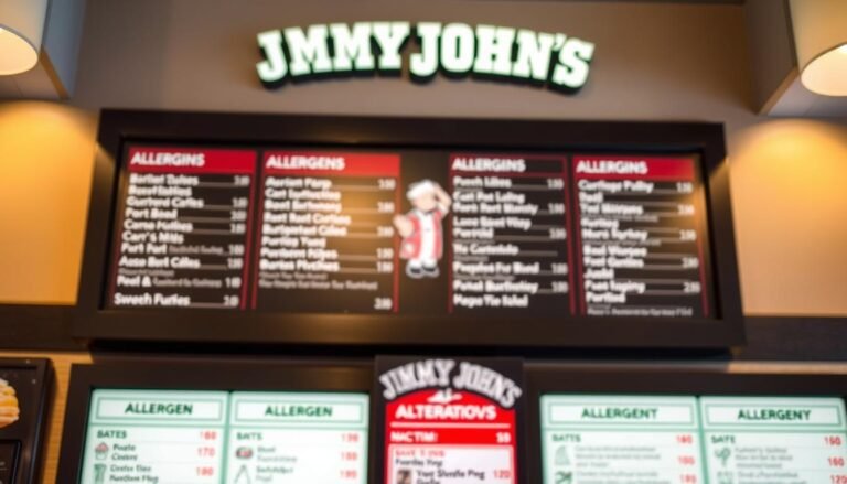 jimmy john's allergen menu