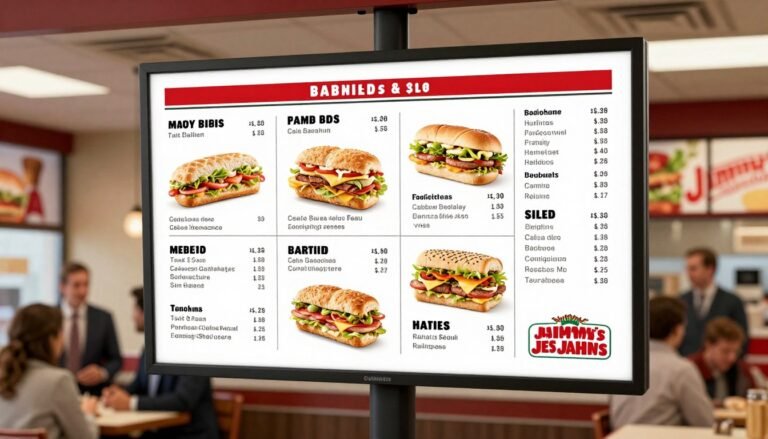 jimmy john's menu nutrition