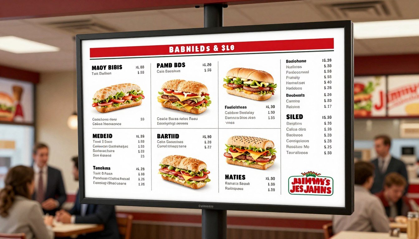 jimmy john's menu nutrition